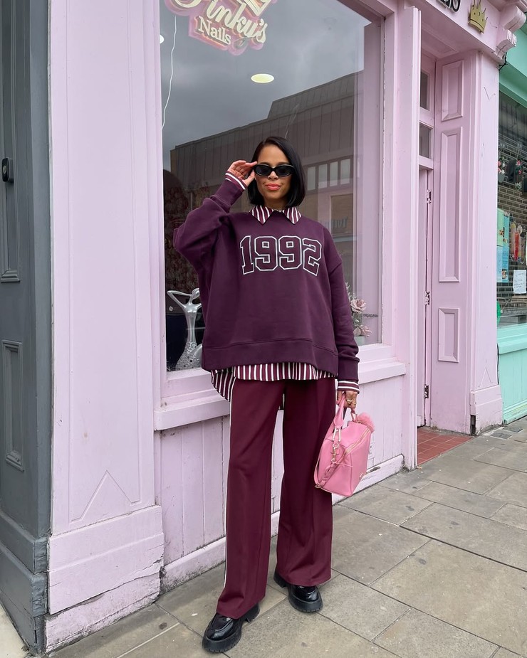 Nákupné maniačky - bordová