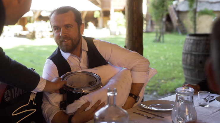 Nakrúcanie klipu ku skladbe Daj pusu od kapely Sokoly