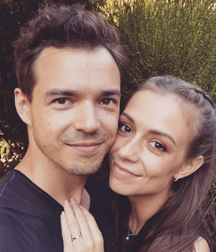 Dávid Hartl a jeho snúbenica Martina