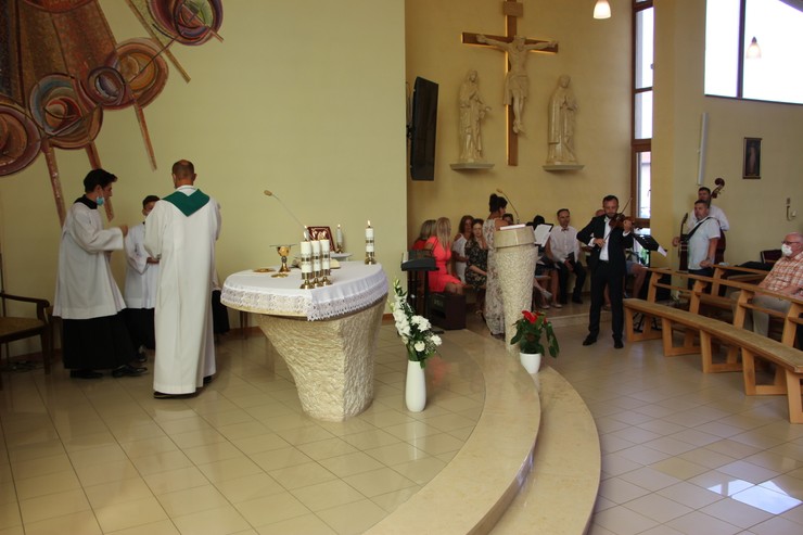 Kandráčovci na krste dcérky Marušky