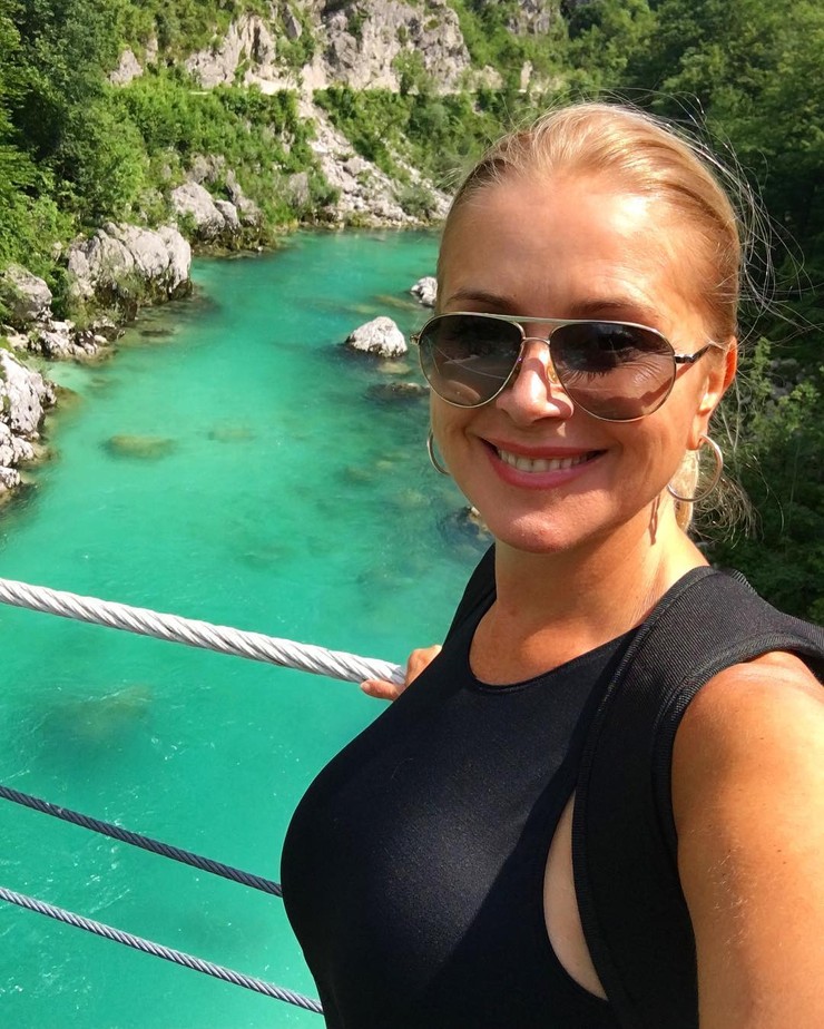 Zuzana Vačková v slovinskej prírode