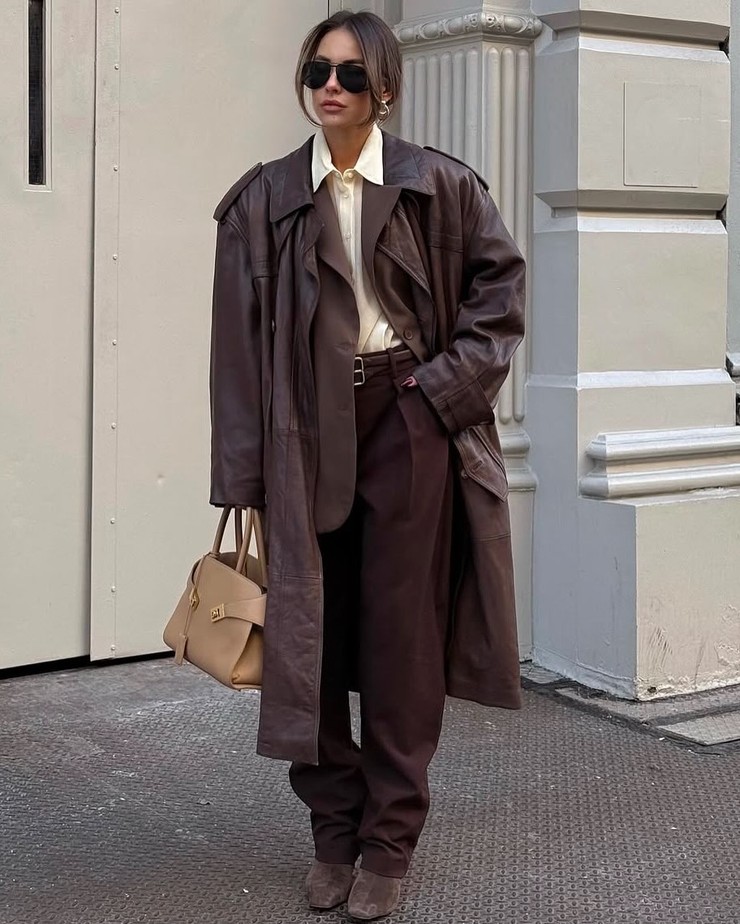 Nákupné maniačky - čokoládová hnedá farba