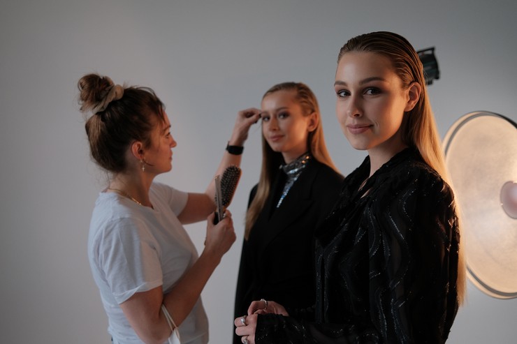 Zákulisie z Miss Slovensko 2021: Barbora Matejková a Lucia Nováková.