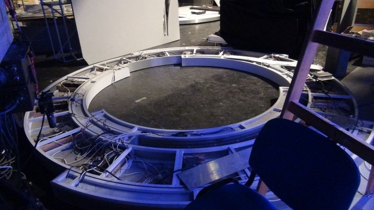 Búranie starého štúdia Novín TV JOJ 5