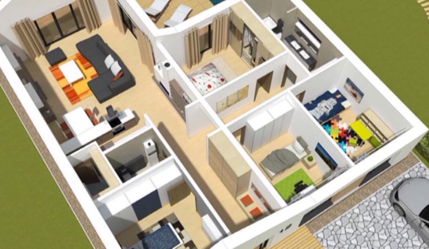 Ako postupovať v projektovaní vášho domova? Príjazdová cesta by mala smerovať vždy na sever!