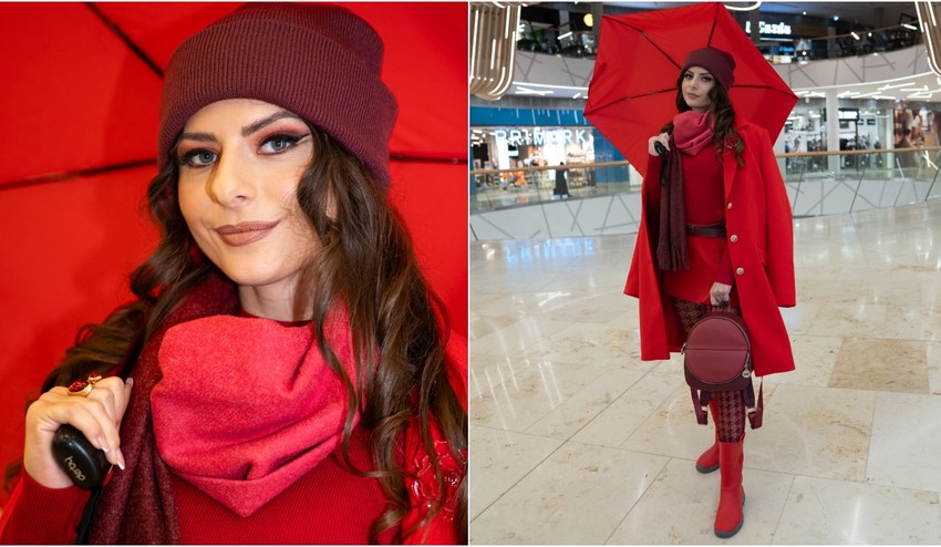 Nákupné maniačky: téma 50 odtieňov červenej - Kristína