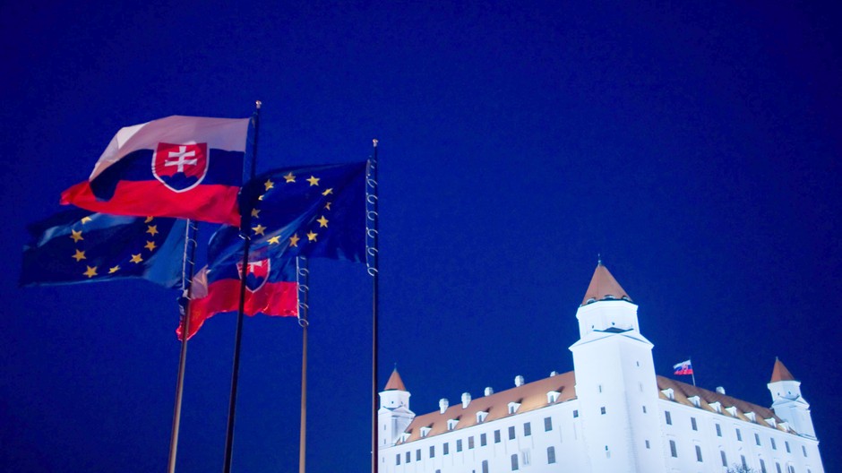 Bratislava Slovensko únia vlajka