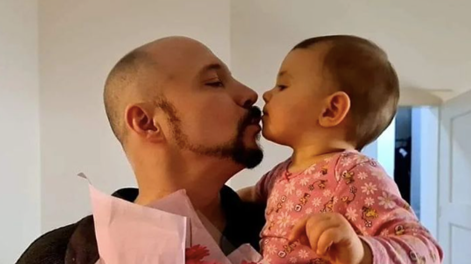 Bohuš Matuš s dcérkou Natálkou 