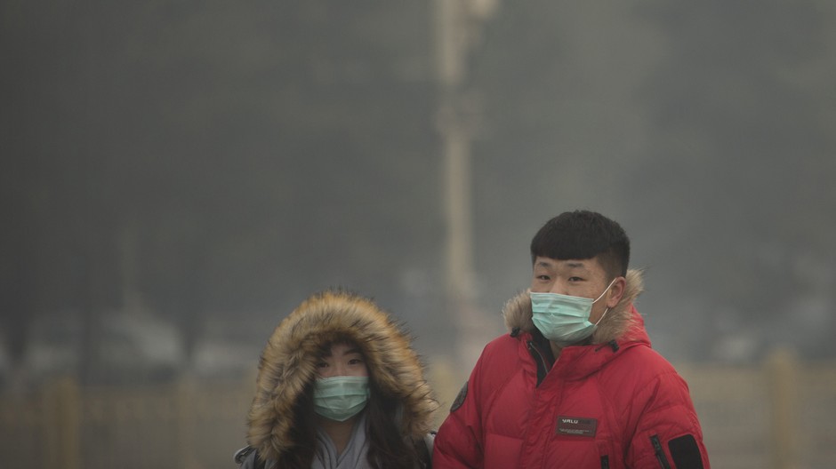 Zimny smog v Pekingu