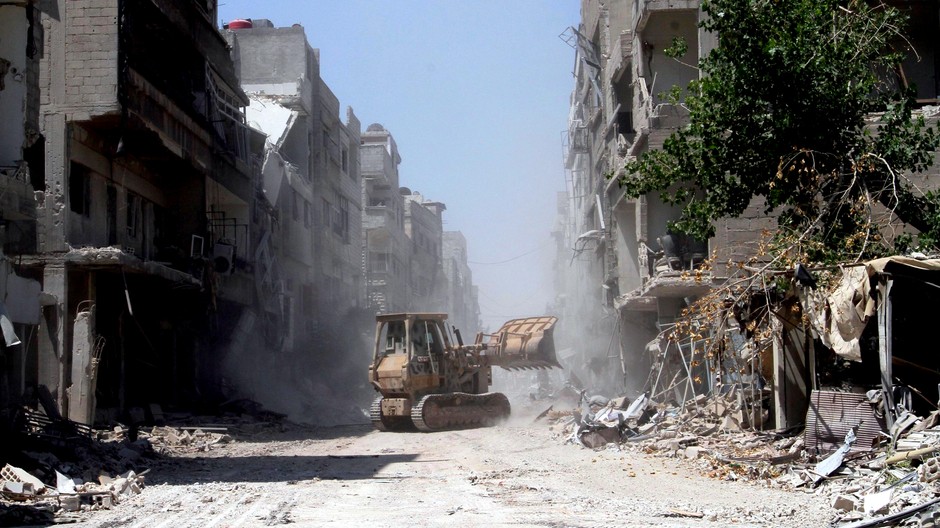 transportér v Sýrii