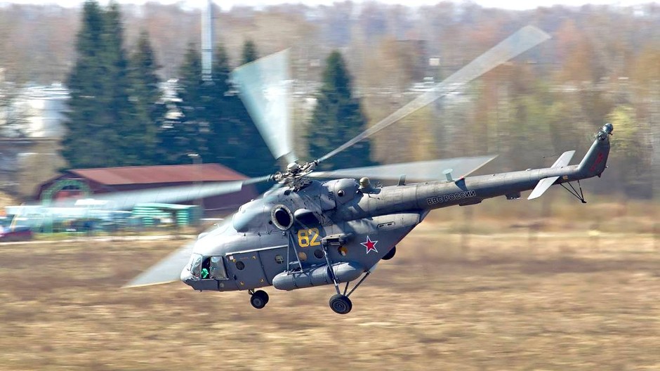 vrtuľník Mi-8 ilustračné foto