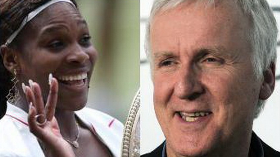 Serena Williams, James Cameron, montáž, koláž