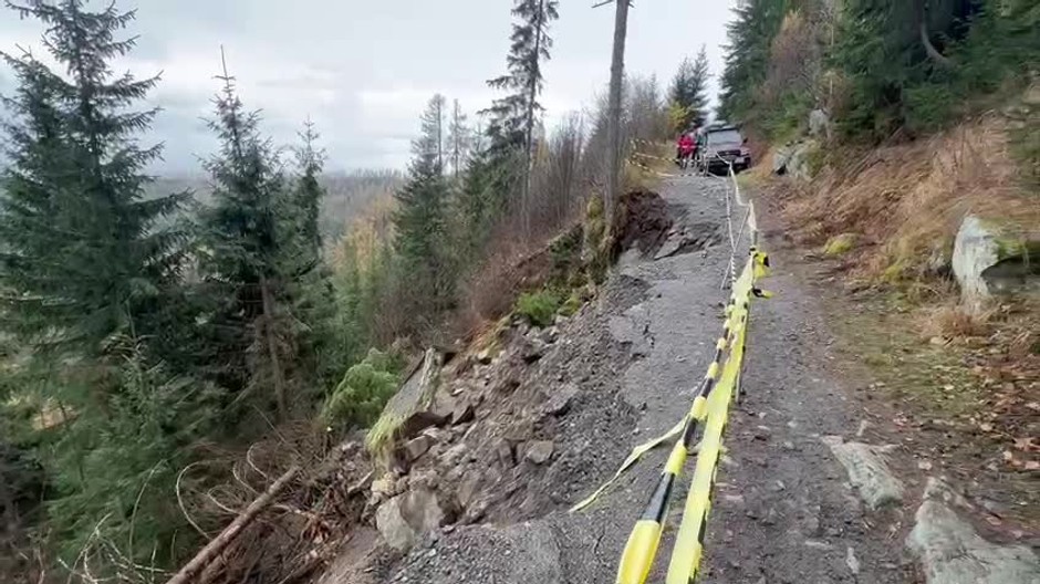 [multi] zosuv turistického chodníka tatry 28046