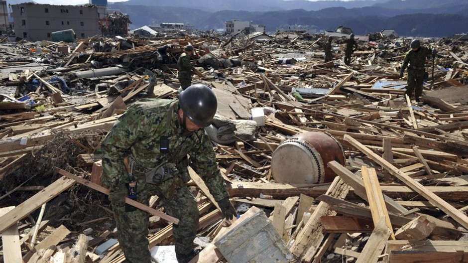 Japonsko den po zemetraseni