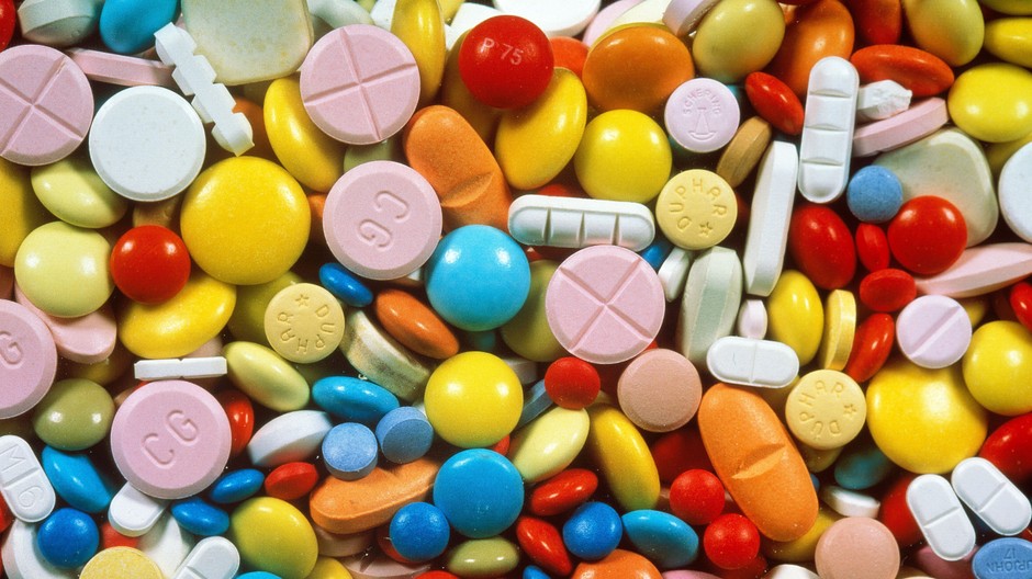 lieky farebné ulistračné foto