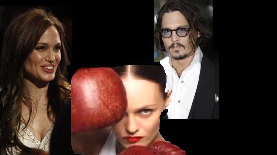 Angelina Jolie, Vanessa Paradise, Johnny Depp, montáž