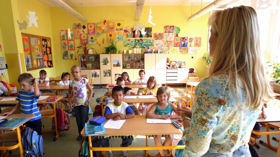 Učiteľka škola žiaci/ilustračná snímka