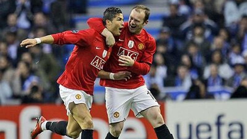 Manchester Utd Ronaldo Rooney