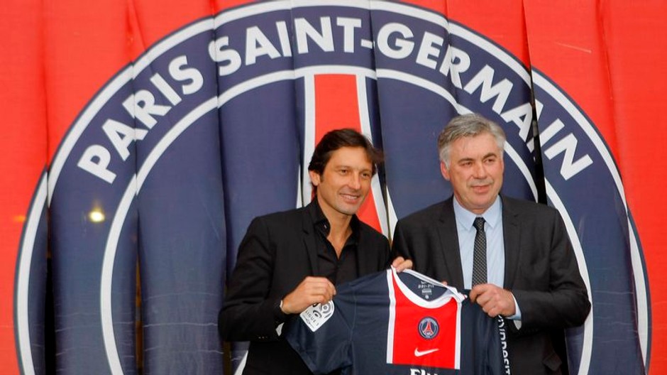 Carlo Ancelotti v PSG