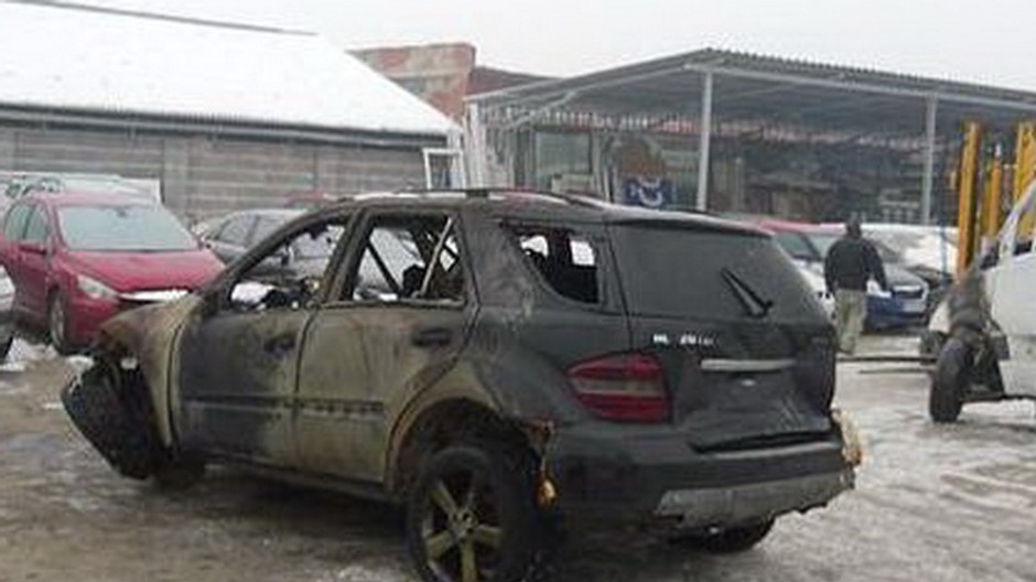 Zhorený mercedes Vinca Lukáča skončil v bazári