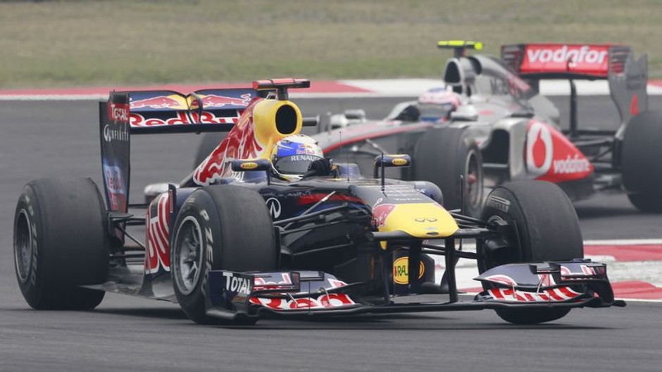 Vettel na tréningu VC Číny