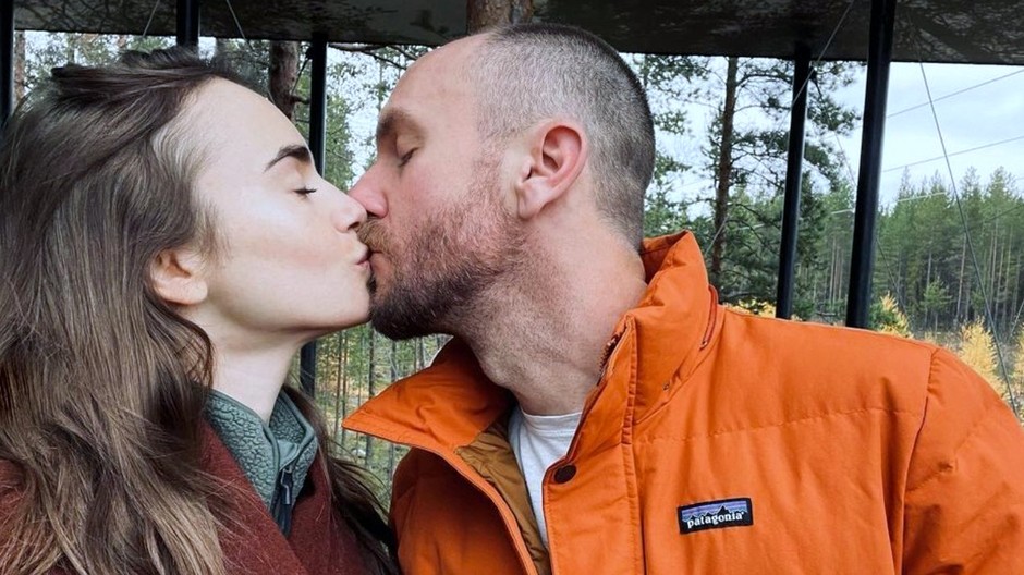 Lily Collins s manželom