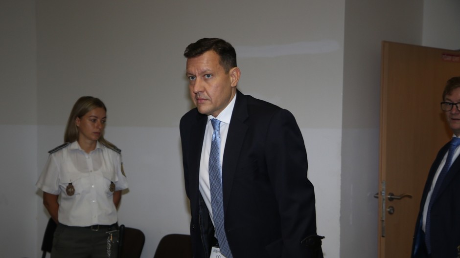 Daniel Lipšic na pojednávaní v kauze Zmenky 
