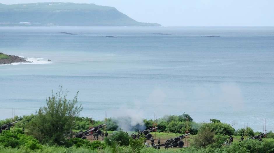 Taiwan čína cvičenia