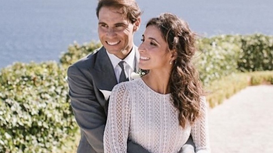 Rafael Nadal s manželkou