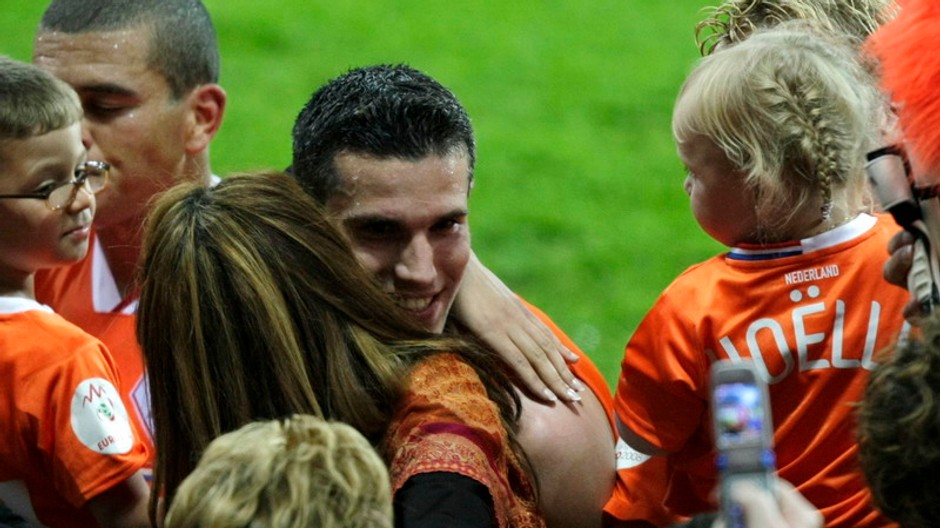 Hráči Holandska sa tešia po víťazstve nad Rumunskom