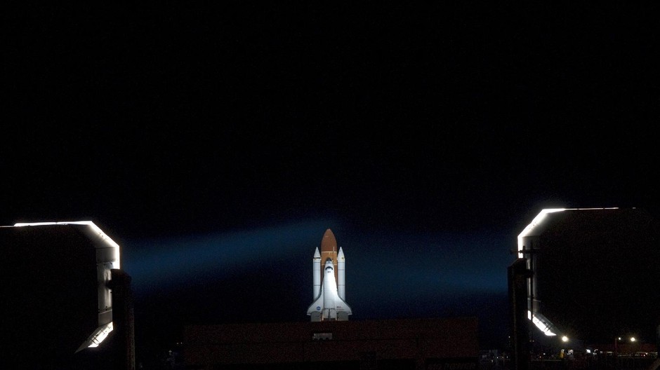 Endeavour on the Pad