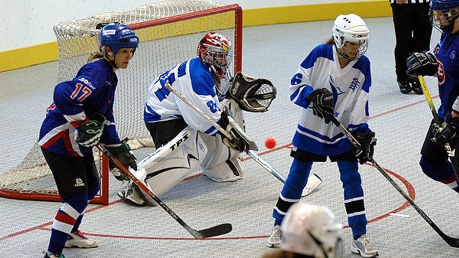 Hokejbal ženy SR vs GRE