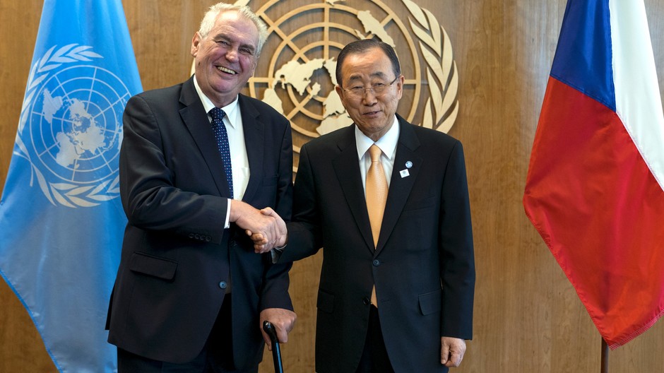 Zeman, Pan Ki-mun, OSN