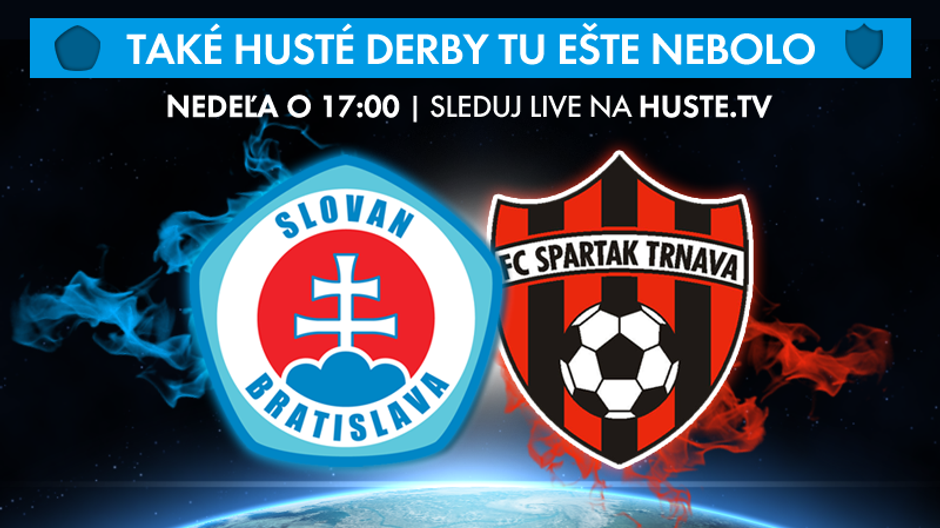 baner na derby Slovan Trnava