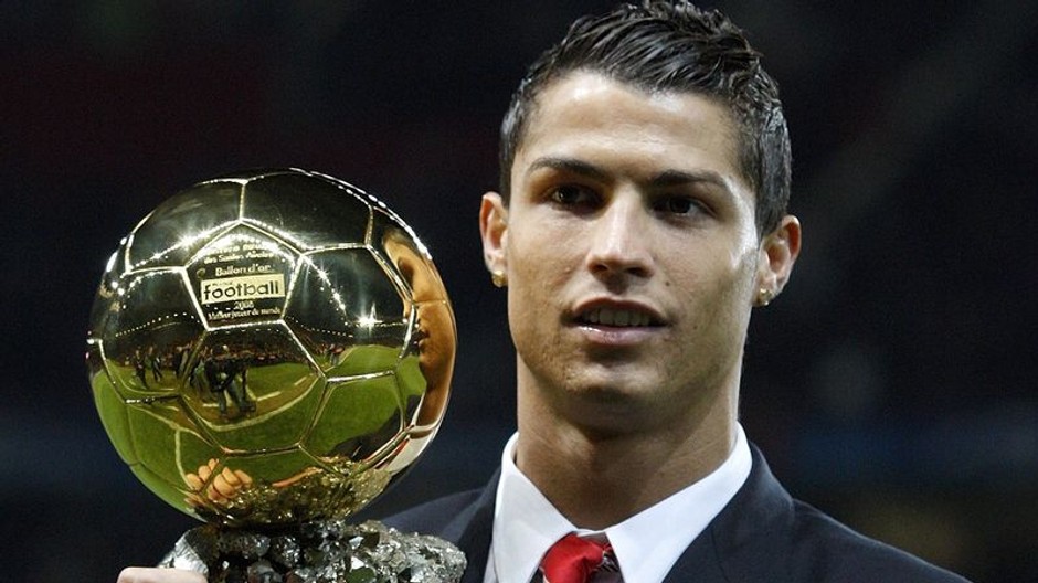 Cristiano Ronaldo so Zlatou loptou
