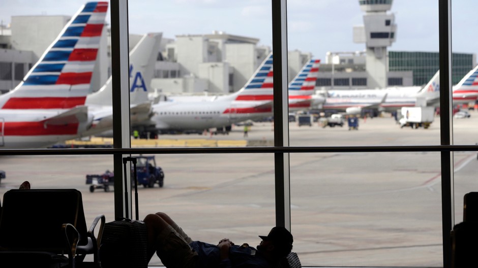 Miami letisko American Airlines ilustračné foto