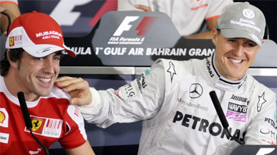 f1 2010 alonso vs schumacher