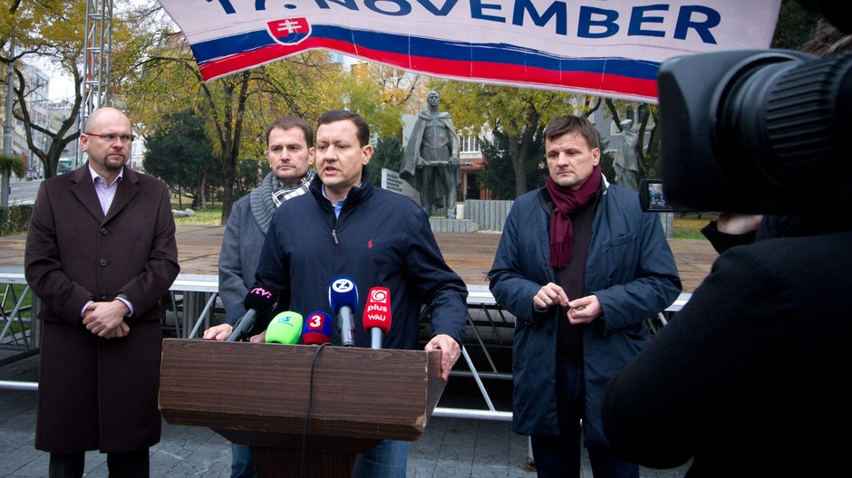 Mladé pušky - Sulík, Hlina, Matovič, Lipšic