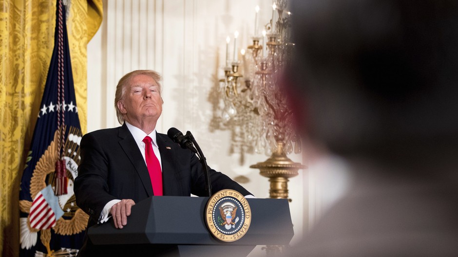 Donald Trump tlačovka kritika médií