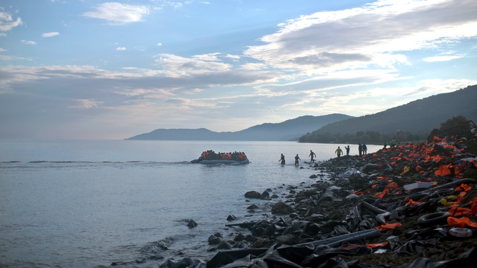 migranti Egejské more čln ilustračné foto