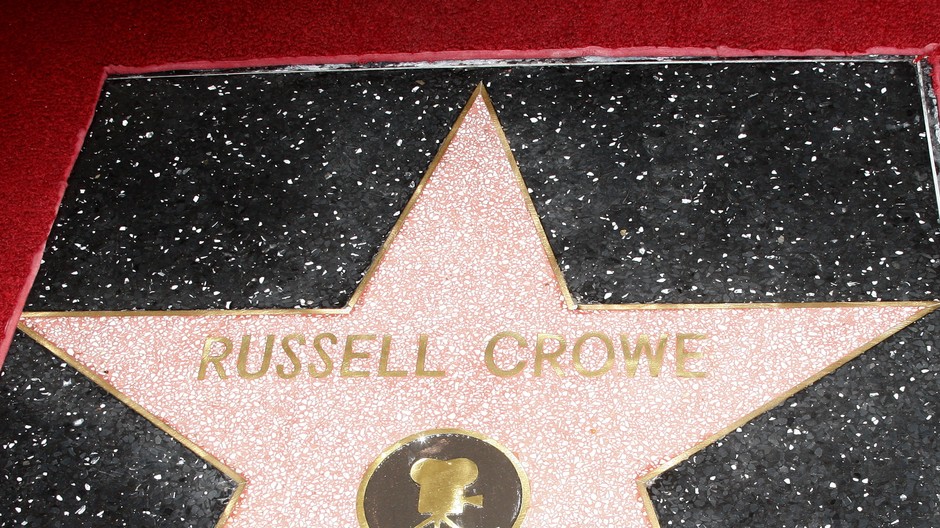 russell crowe hviezda na chodniku slavy