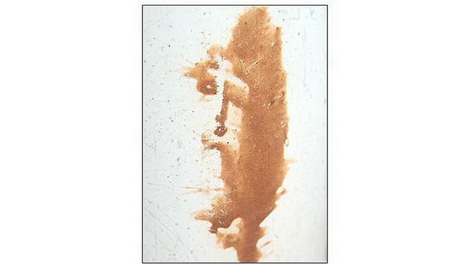 portret jezisa krista, jezis kristus, skvrna