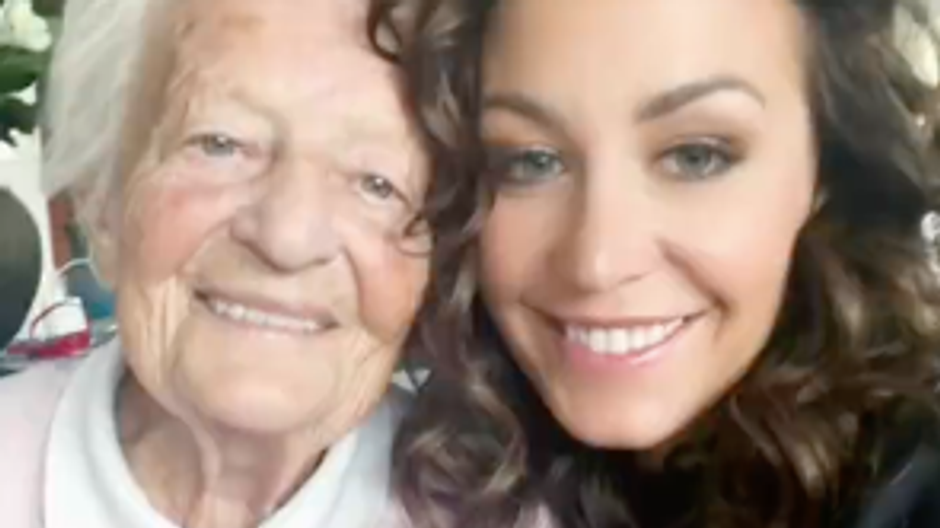 Agáta a jej babička Olga