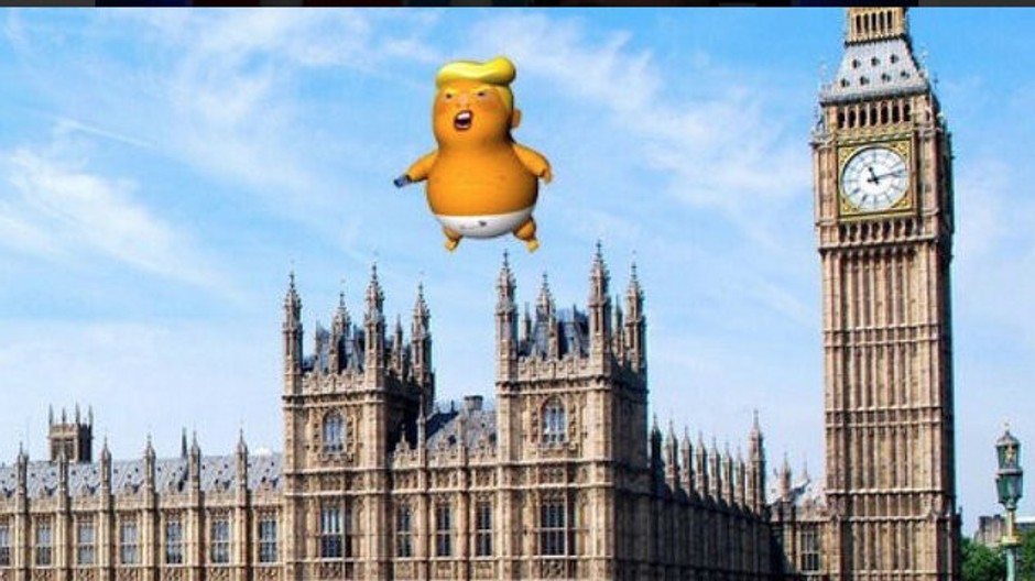 Trump bábätko balón 4