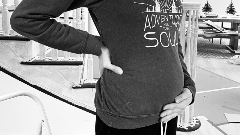 Odette Anable tehotná