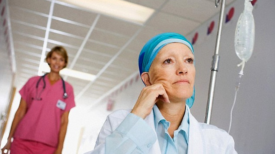 Pacientka s rakovinou