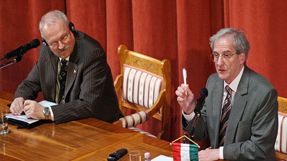 László Sólyom (vpravo)