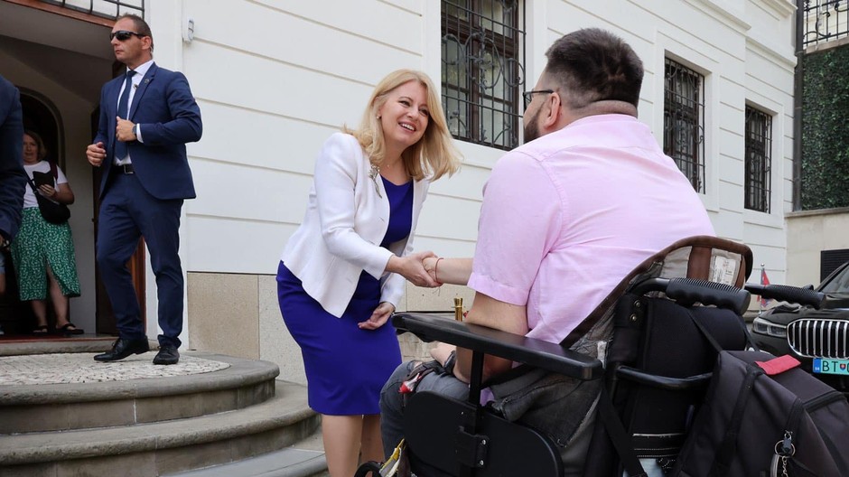 Zuzana Čaputová a zdravotne znevýhodnený