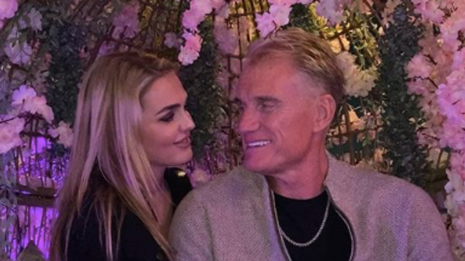 Dolph Lundgren s partnerkou Emmou