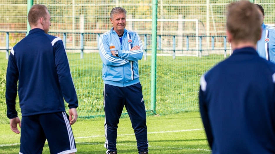 ŠK Slovan - Chovanec na tréningu